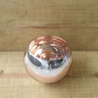 Vaso De Flores De Vidro Redondo Rose Gold - 13 Cm | Formosinha